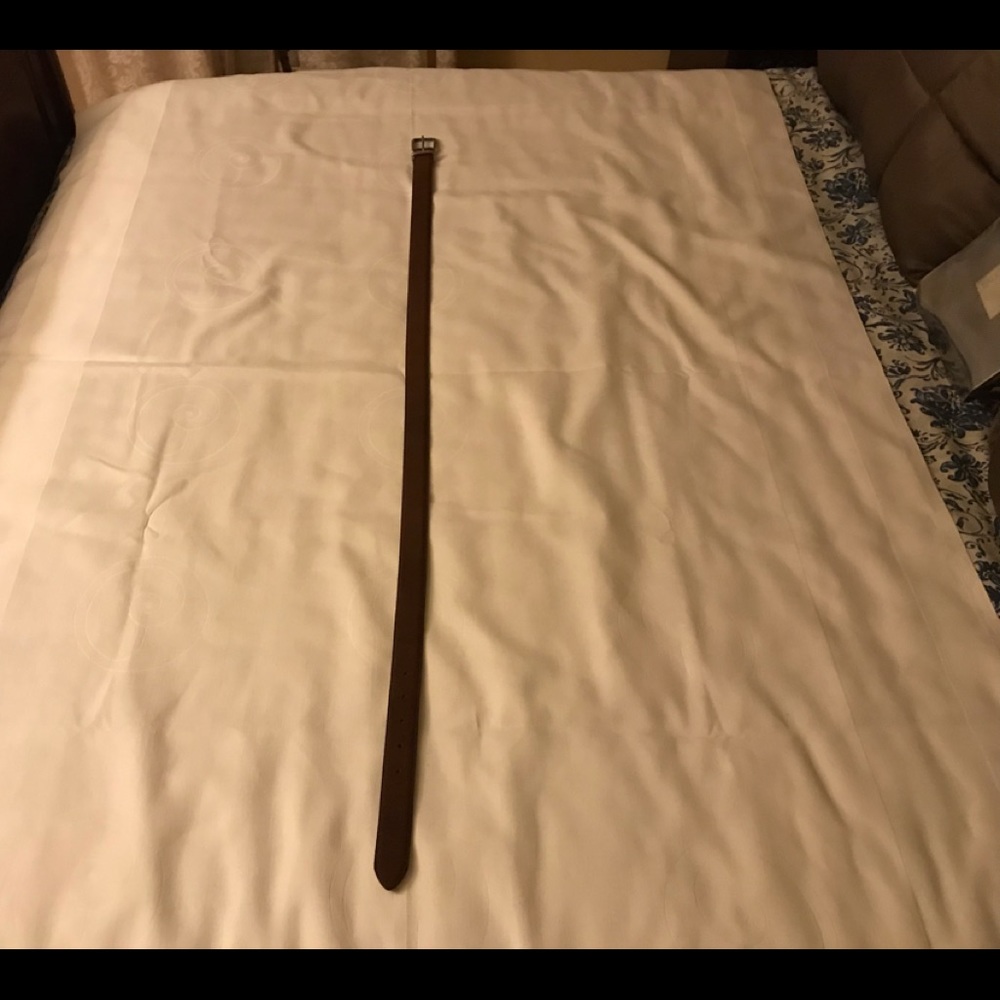 POLO RALPH LAUREN MENS SUEDE BROWN BELT